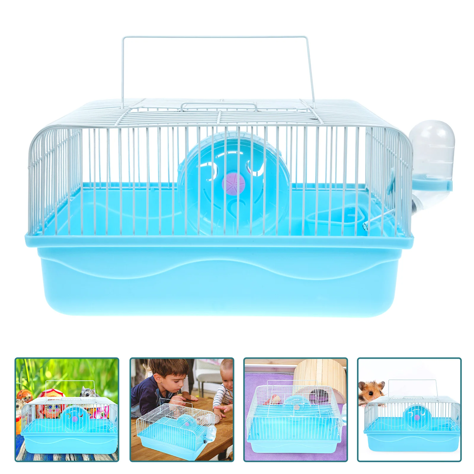 

Cage Hamster Carrier Hedgehog House Rat Gerbil Guinea Travel Small Outdoor Portablepet Habitat Animal Hideout Handheld Cages Hut