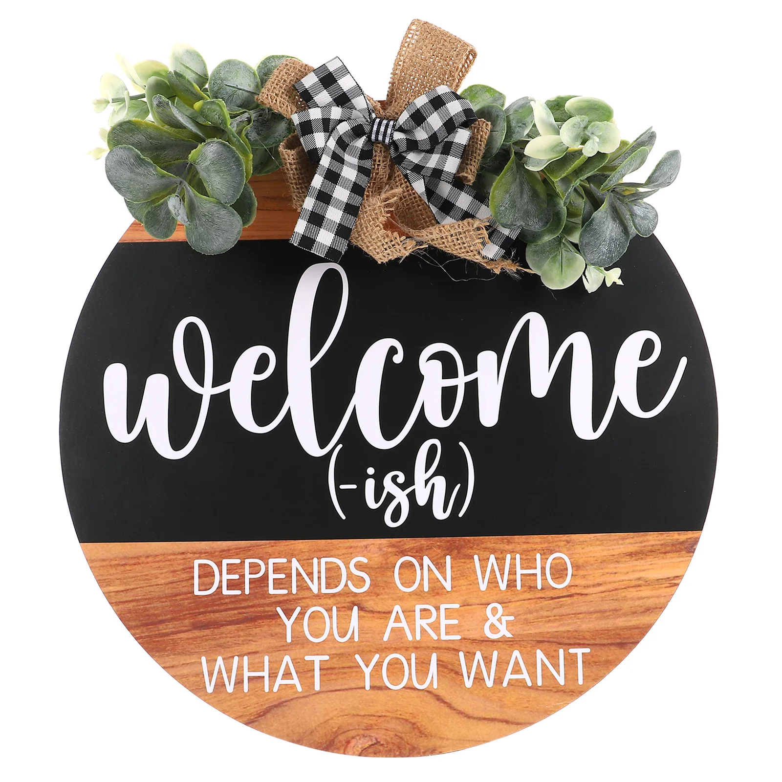 

Welcome Door Sign Front Door Hanging Decor Hanging Welcome Sign Front Door Welcome Sign Wooden Welcome Sign for Home