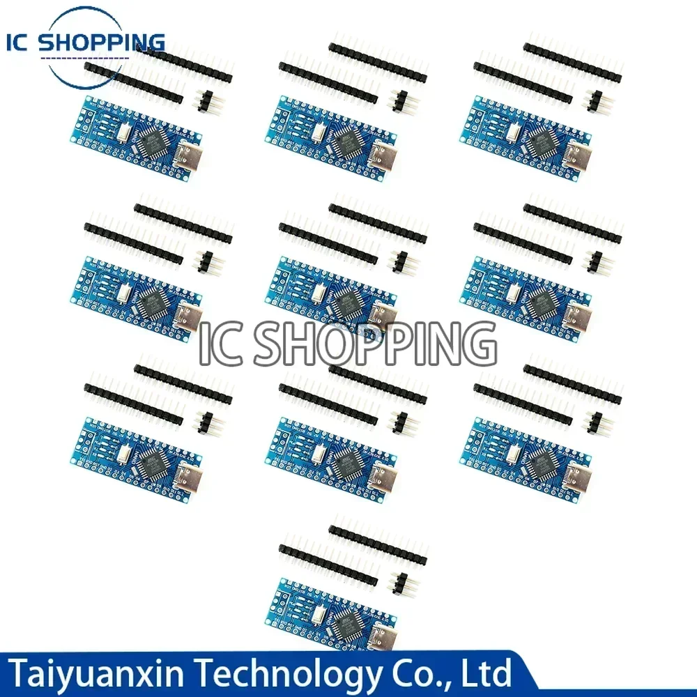 Фото 10 шт. плата микроконтроллера Nano V3.0 для Arduino с USB-драйвером CH340, 16 МГц ATmega328P, для Arduino №4