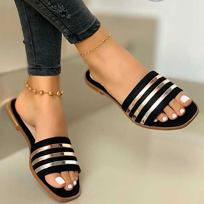 35-43 Lightweight Women Slippers Summer Women's Slippers Non-slip Beach Slippers Outdoor Ladies Flat Shoes Fashion Free Shipping