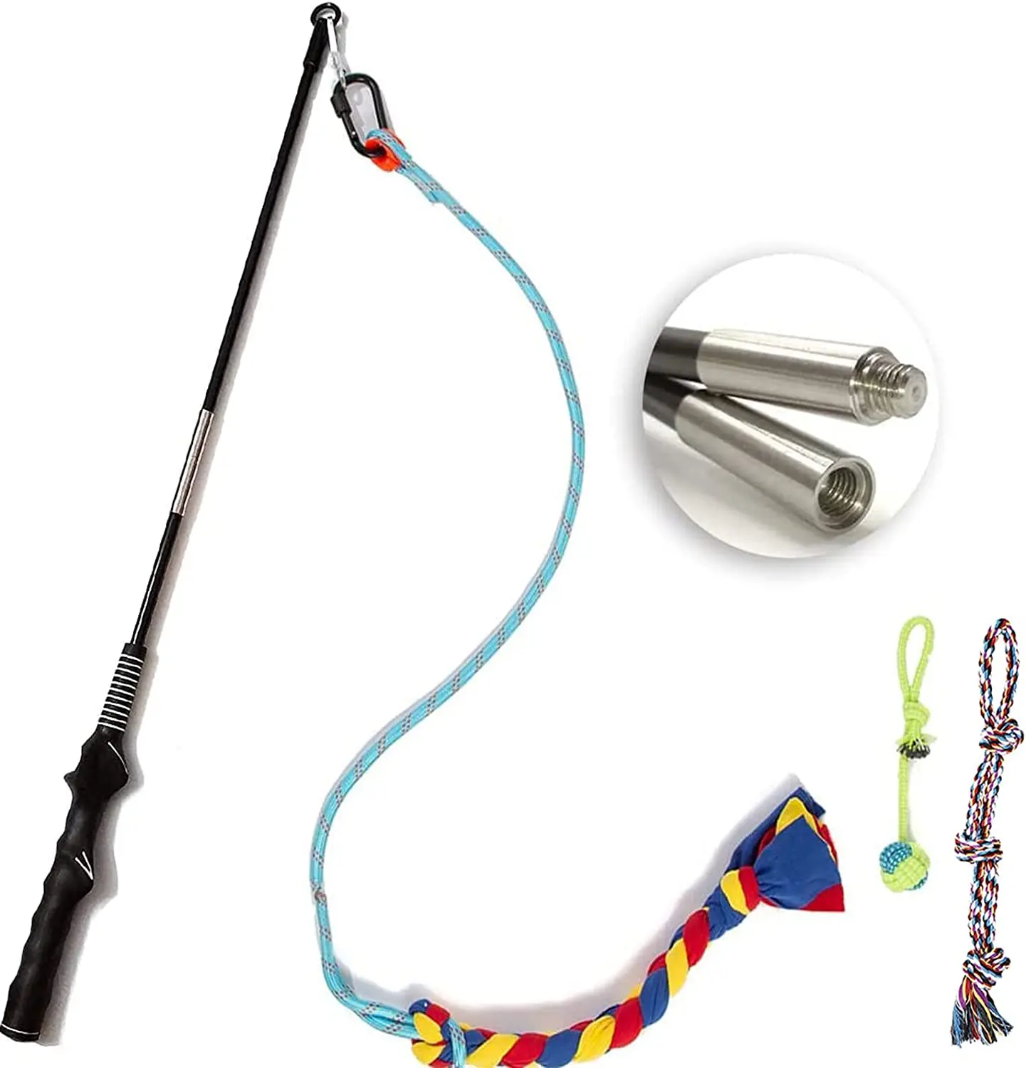 

Ange stimulante pour chiens pour grands chiens, jouet pour chien indestructible, jouet intelligence [très stable] avec 3 leurres