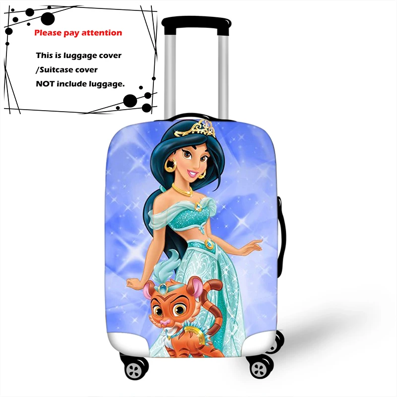 Fashion Disney Aladdin Elastic Thicken Luggage Suitcase Protective Cover Protect Dust Bag Cartoon Travel Case Cover