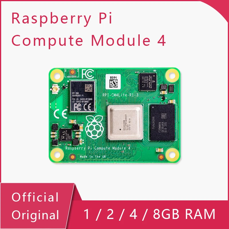 

Raspberry Pi CM4102000 CM4102008 CM4102016 CM4102032 CM4002000 CM4002008 CM4002016 CM4002032-Compute Module 4 CM4 Kit WiFi eMMC