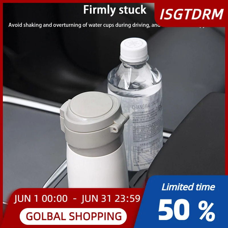 

For Tesla 3/Y 2021 2022 Type Car Universal Cup Storage Box Non-Toxic Odorless Center Console Compatible Accessories