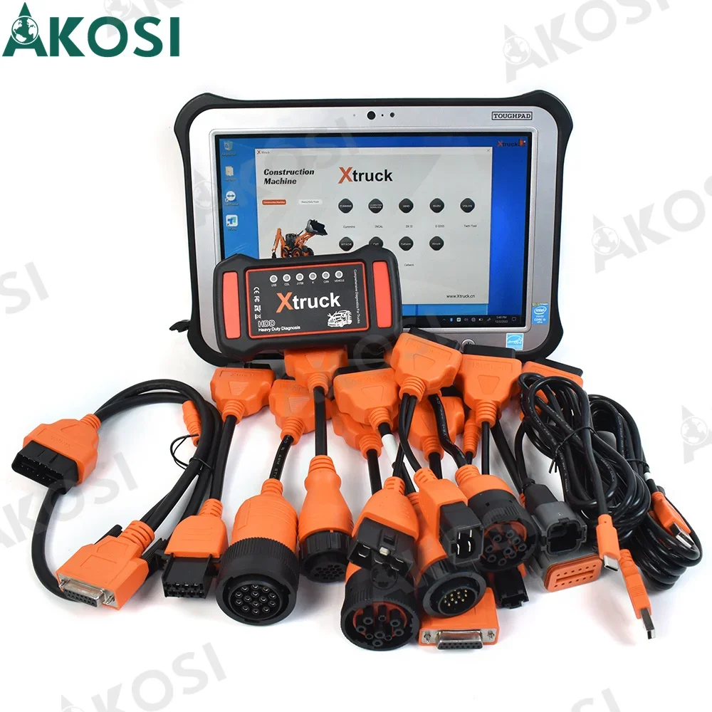 Адаптер сканера OBD2 для тяжелых грузовиков полнофункциональные диагностические