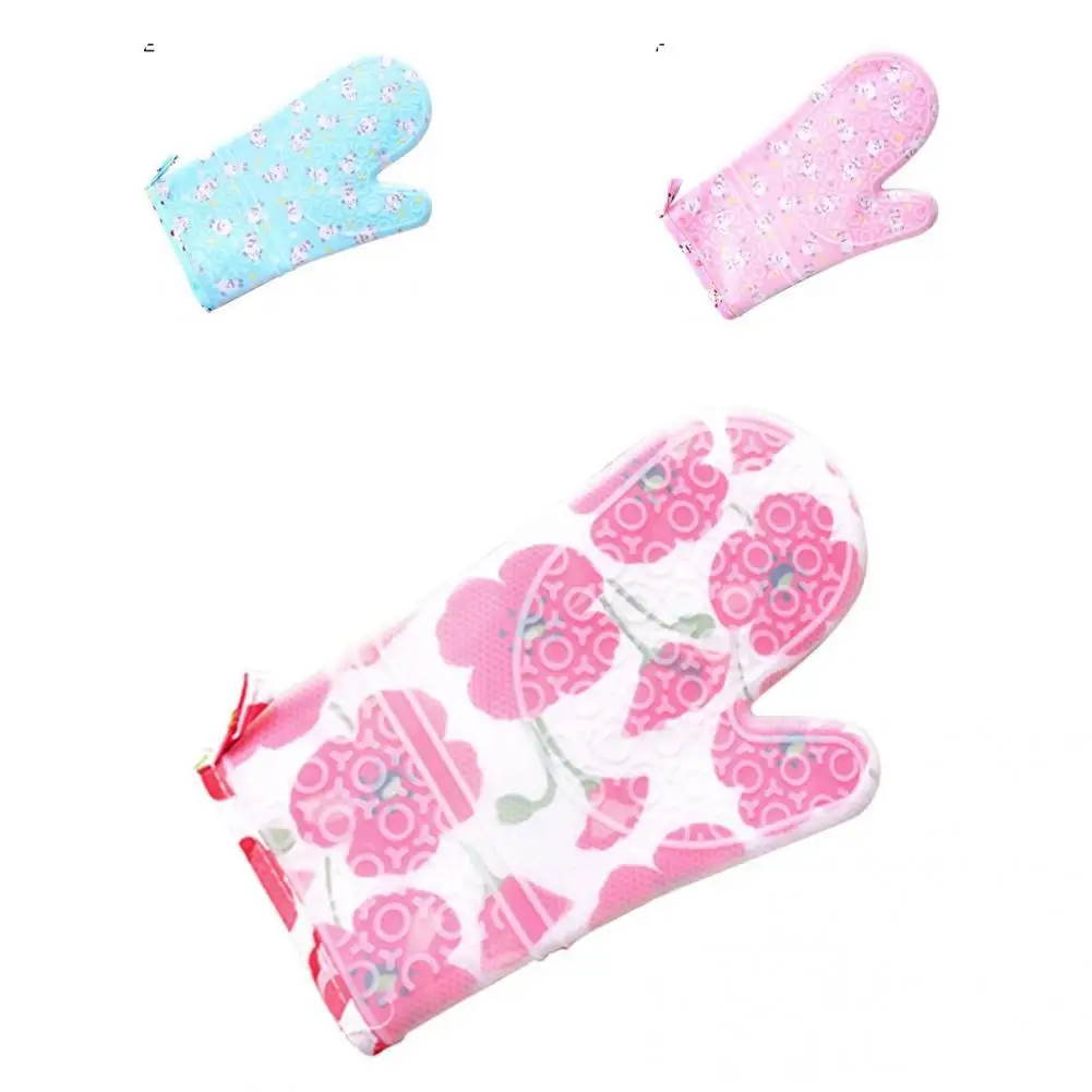 

Anti-skid 1Pc Helpful BBQ Tray Baking Glove Anti-slip Baking Glove Elasticity for Restaurant