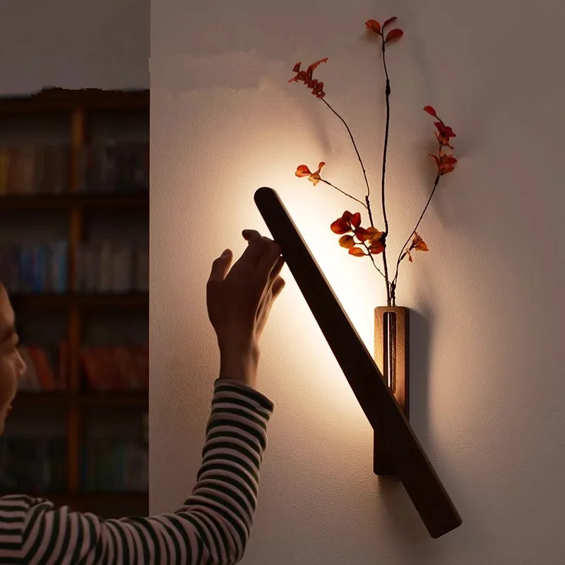 Настенный светильник-бра украшенный цветами Современная Минималистичная