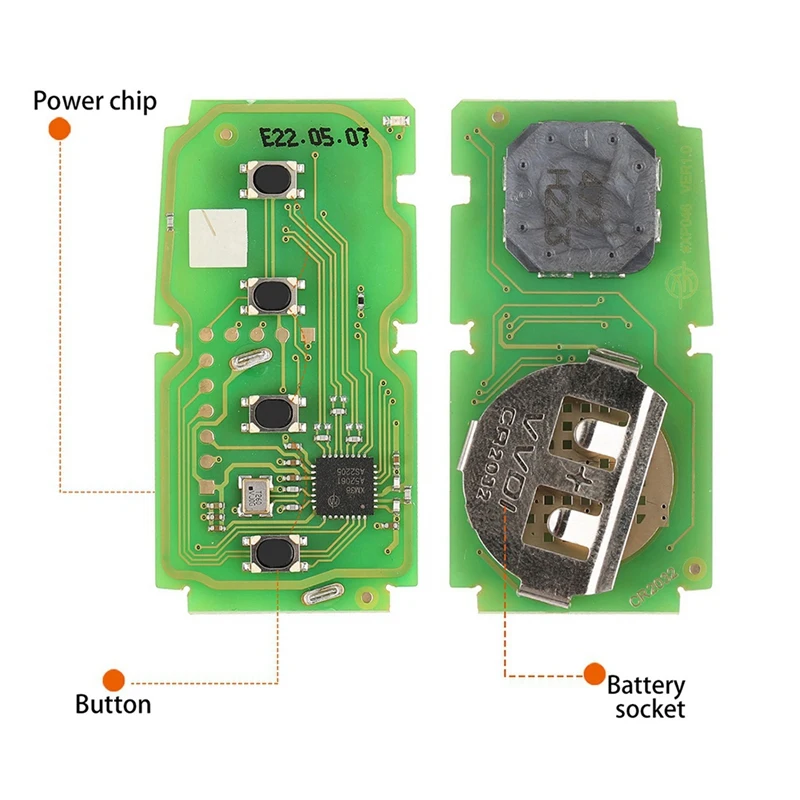 Универсальный дистанционный ключ TOY.T Φ XSTO01EN для Toyota XM38 поддержка 4D 8A 4A All One VVDI2/VVDI