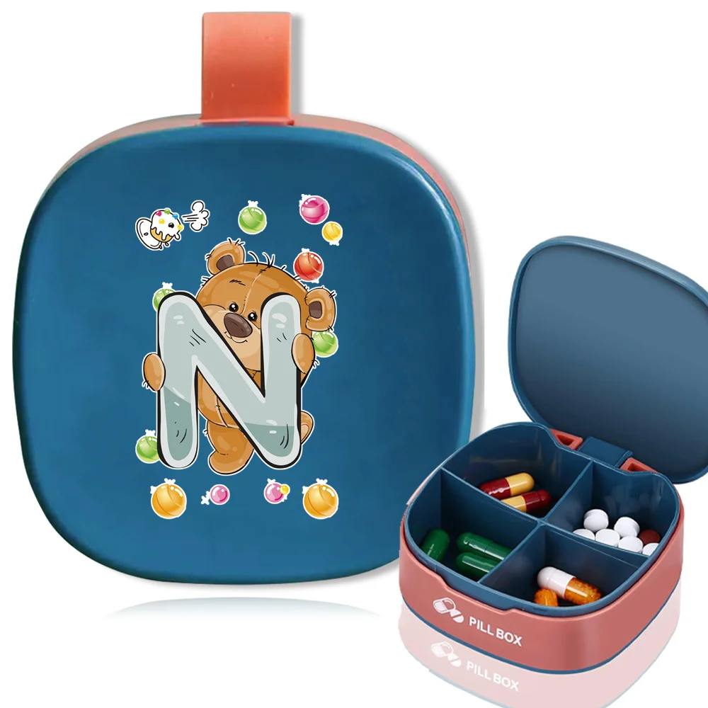 

Контейнер для таблеток с именем медведя