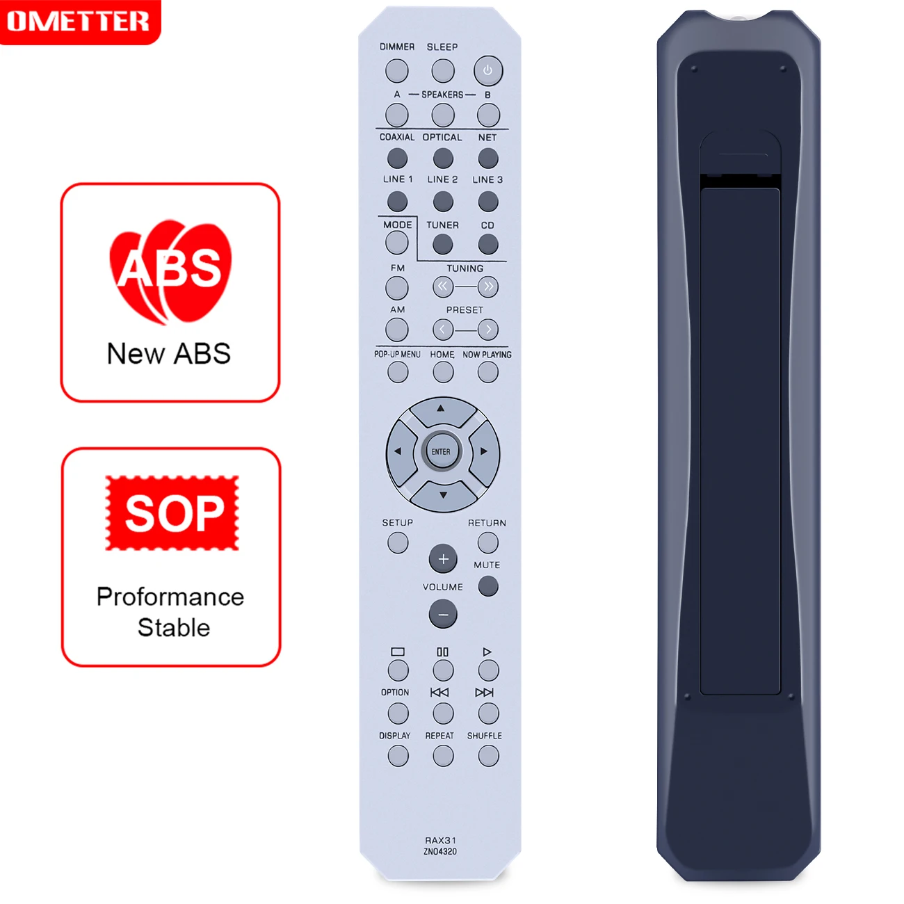 

RAX31 ZN04320 replacement remote control suitable for Yamaha Network Stereo Receiver R-N301BL R-N301 RN301BL RN301