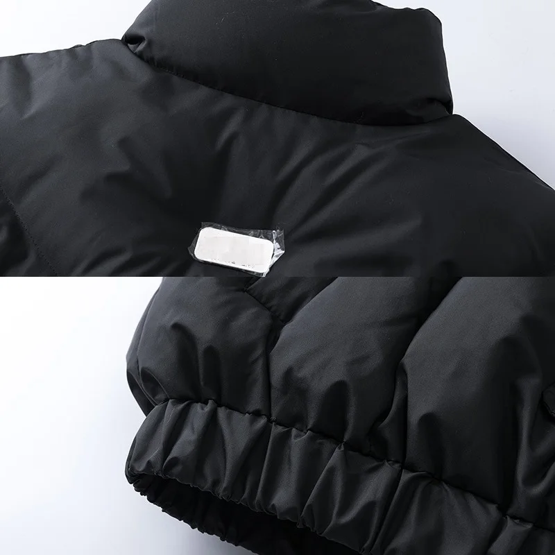 Rainbowtouches Mens Winter Down Jackets Fashion Korean Stand Collar Warm Parkas Cotton Padded Jacket Male New Designer Coats