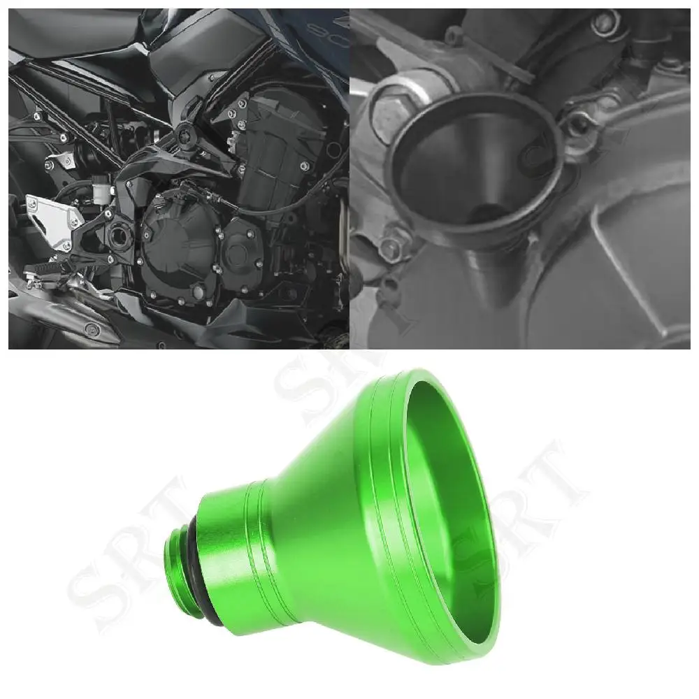 

Fits for Kawasaki Z900 Z900RS ABS Z650 Z400 2018 2019 2020 2021 2022 Motorcycle Engine Oil Filler 20MM Aluminum Alloy Funnel