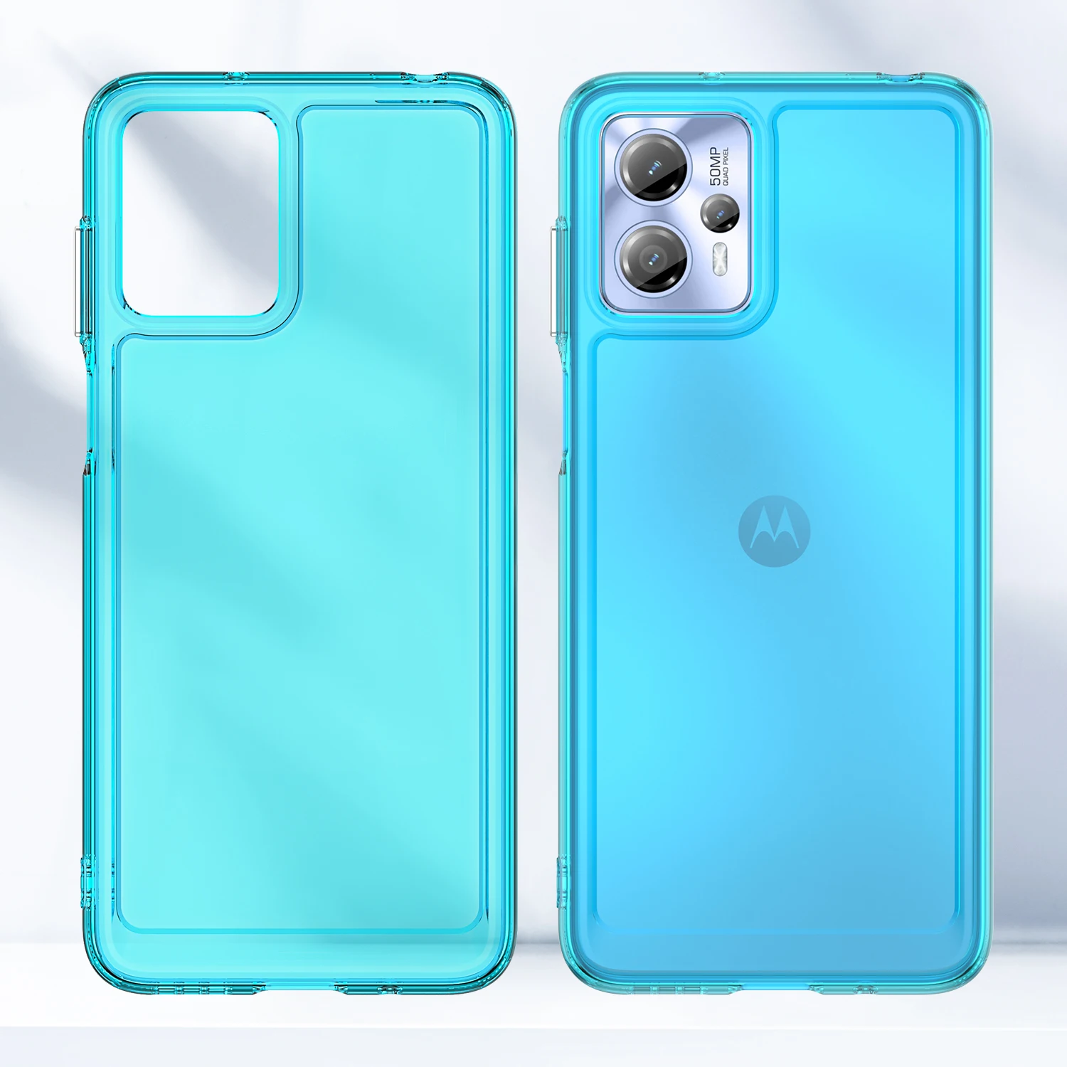 

Case for Motorola Moto G13 G23 G53 G73 Crystal Clear Lightweight Thin Soft TPU Shockproof Protective Case Cover