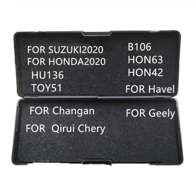Слесарный инструмент LiShi 2 в 1 для SUZUKI2020 для HONDA2020 HU136 TOY51 B106 HON63 HON42 для Qirui для Chery для Geely слесарный инструмент