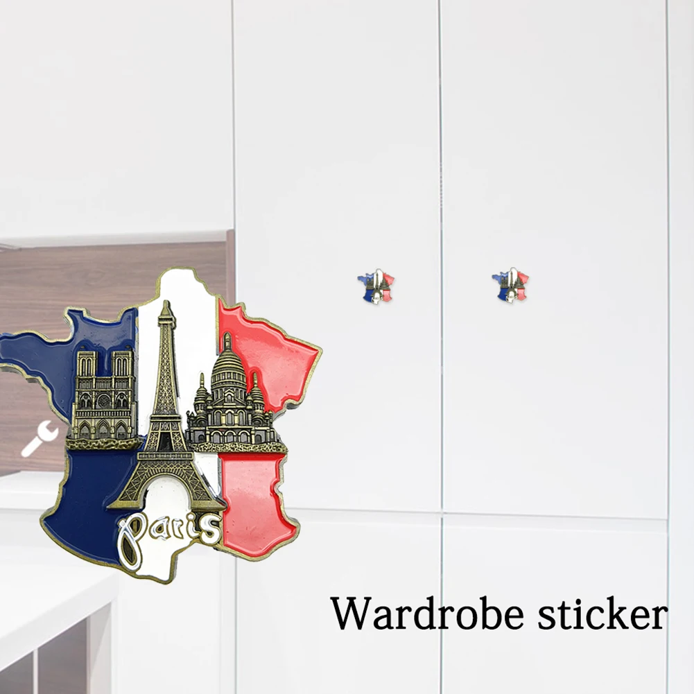 

Fridge Sticker France Map Fridge Sticker Innovative 3D Resin Refrigerator Magnet Sticker Tourist Souvenir