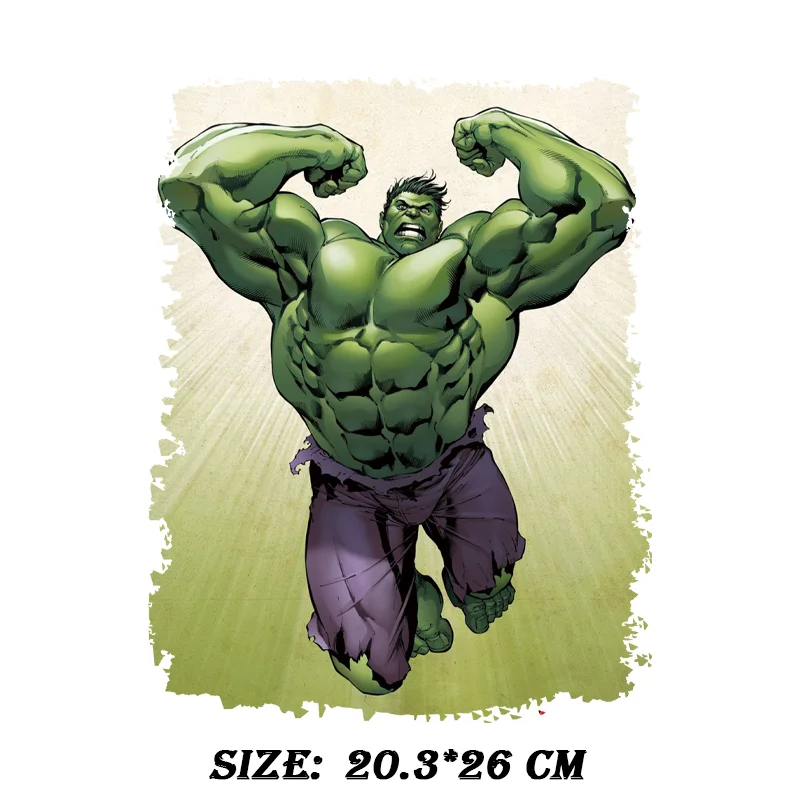 Термоклейкие нашивки с принтом Капитан Америка