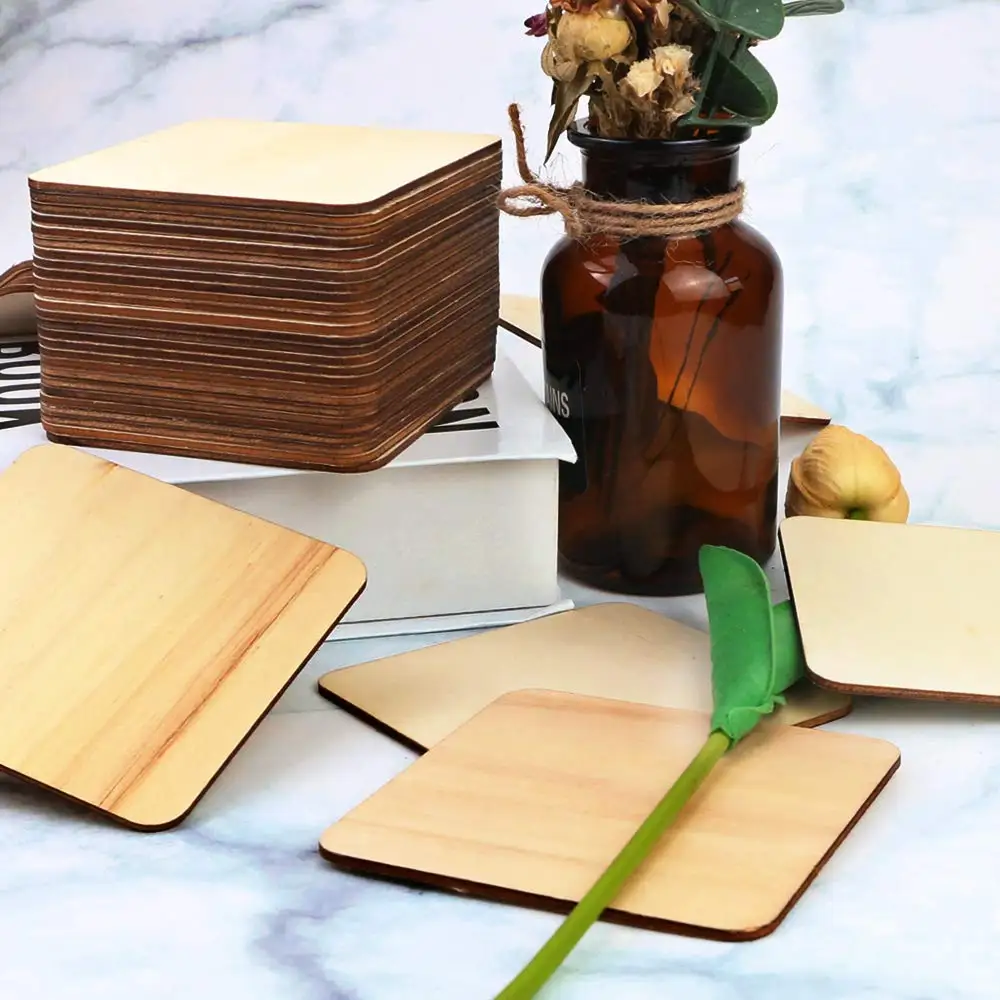 40 шт. НЕОБРАБОТАННАЯ лазерная гравировка резьба искусственные детали для