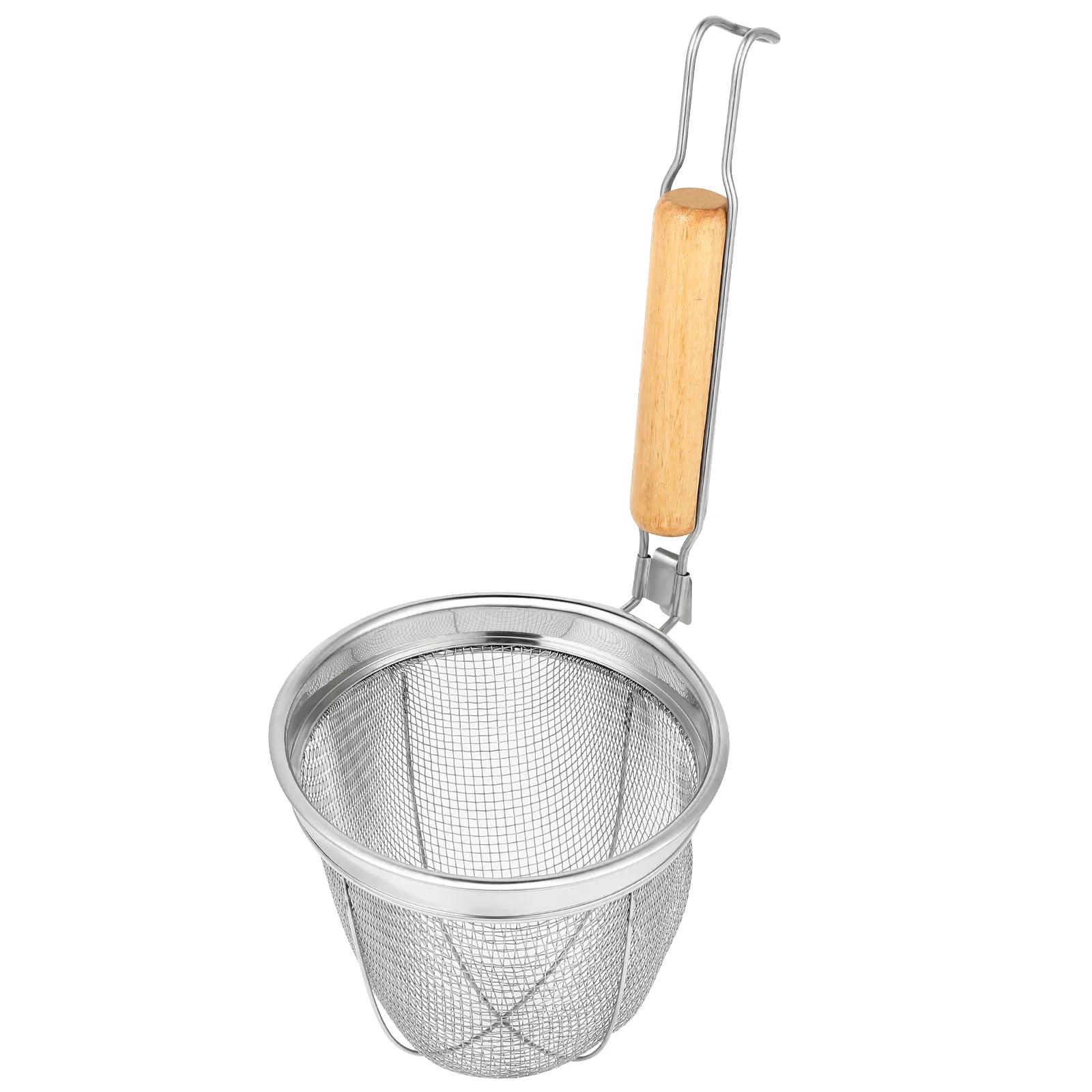 

2pcs Colander Spoons Stainless Steel Strainers Noodle Strainer Spoons Pasta Basket Spaghetti Spoons