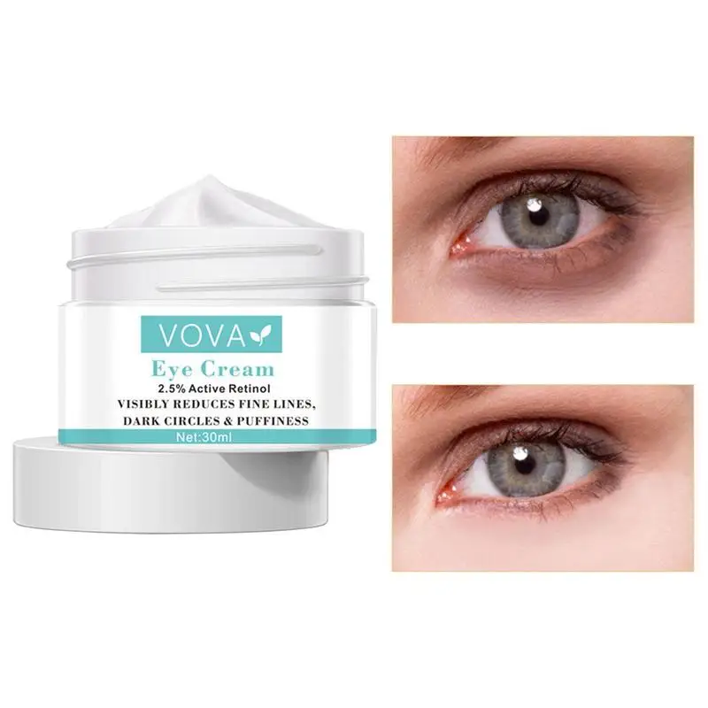 

Instant Remove Eye Bags Cream 2.5 Active Retinol Cream Anti Puffiness Gel Dark Circles Delays Aging Fades Wrinkles Firming