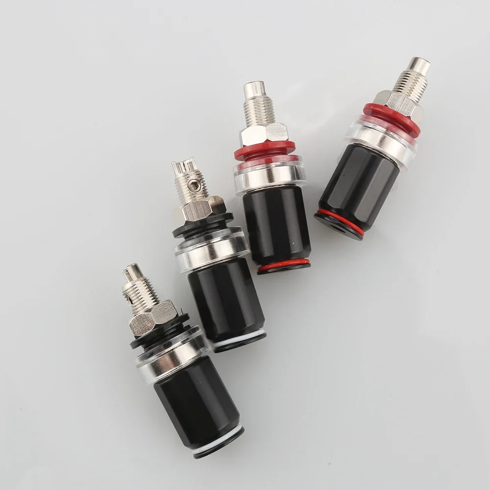 4 шт. один лот позолоченный родиевый HIFI усилитель клеммная колодка для динамика