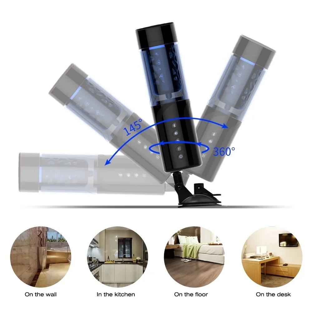 Мощная Мужская чашка для мастурбации автоматическая телескопическая оральная