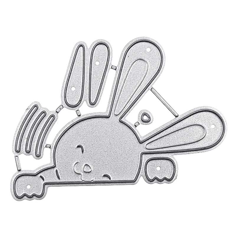 

Lovely Easter Bunny Metal Cutting Dies Stencil Scrapbooking DIY Album Stamp Card