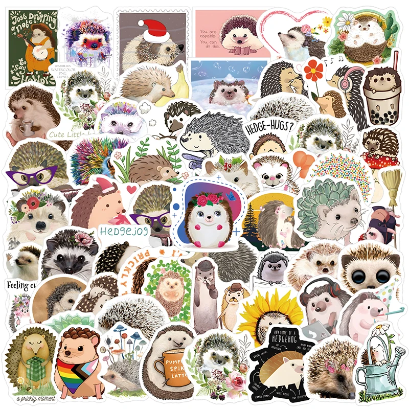 

10/50PC Little Hedgehog Cute Graffiti Sticker For Laptop Motorcycle Skateboard Hand Account Cup Waterproof Sticker Wholesale