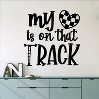 my is on that track quotes wall stickers removable vinyl decals for bedroom livingroom decor murals wallpaper hj1519