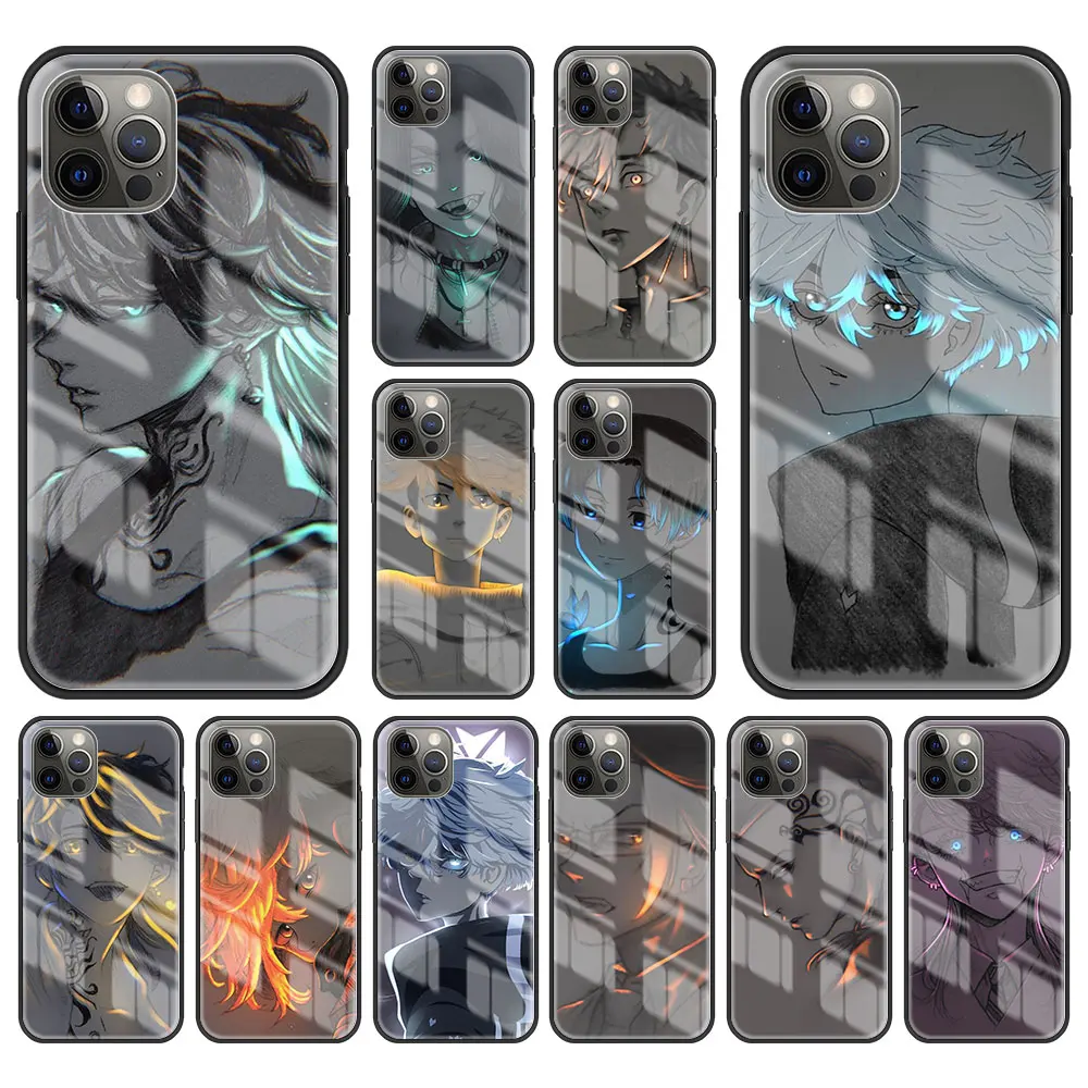 

Tokyo Revengers Tempered Glass Case For iPhone 11 12 13 Pro XS Max 13Mini X XR Hard Case For iPhone 7 8 Plus SE2 Fundas Shell
