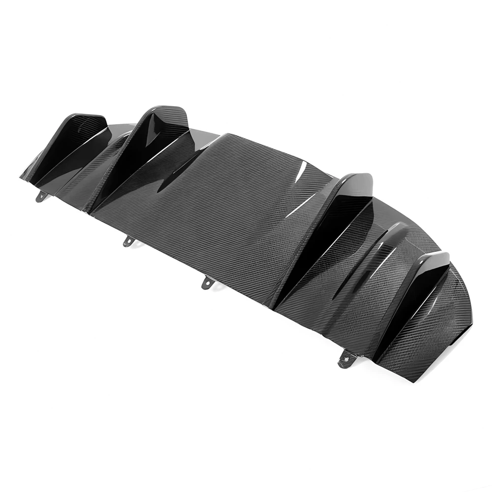 Сухое углеродное волокно для Porsche Taycan диффузор губа на задний бампер Sedan ELECTRIC 19-20 VS