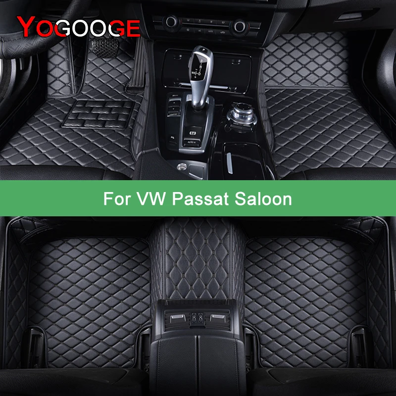 YOGOOGE пользовательские автомобильные коврики для VW Passat Saloon B5 B5.5 B6 B7 B8 B9 авто ковры
