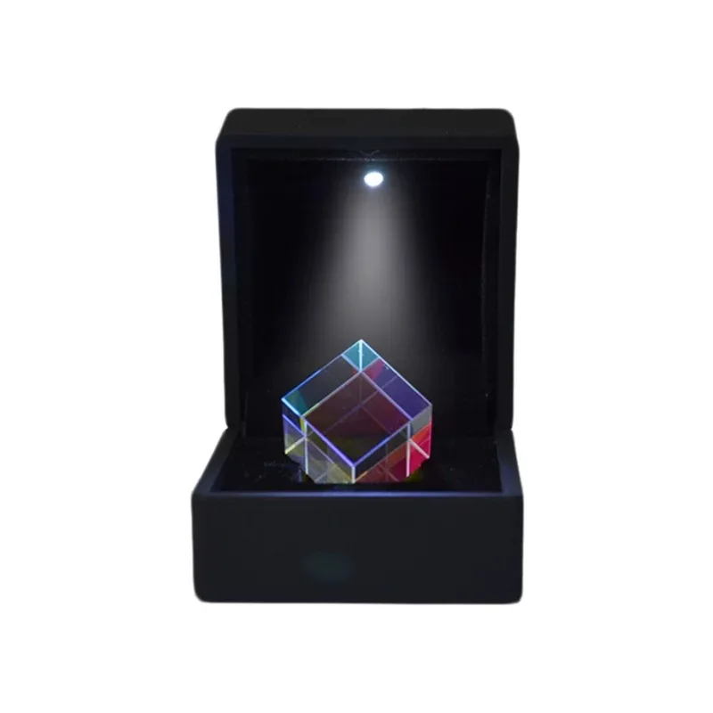 

SYZM Prism Beam Splitter Prism Physical Optics Lens with Gift Box