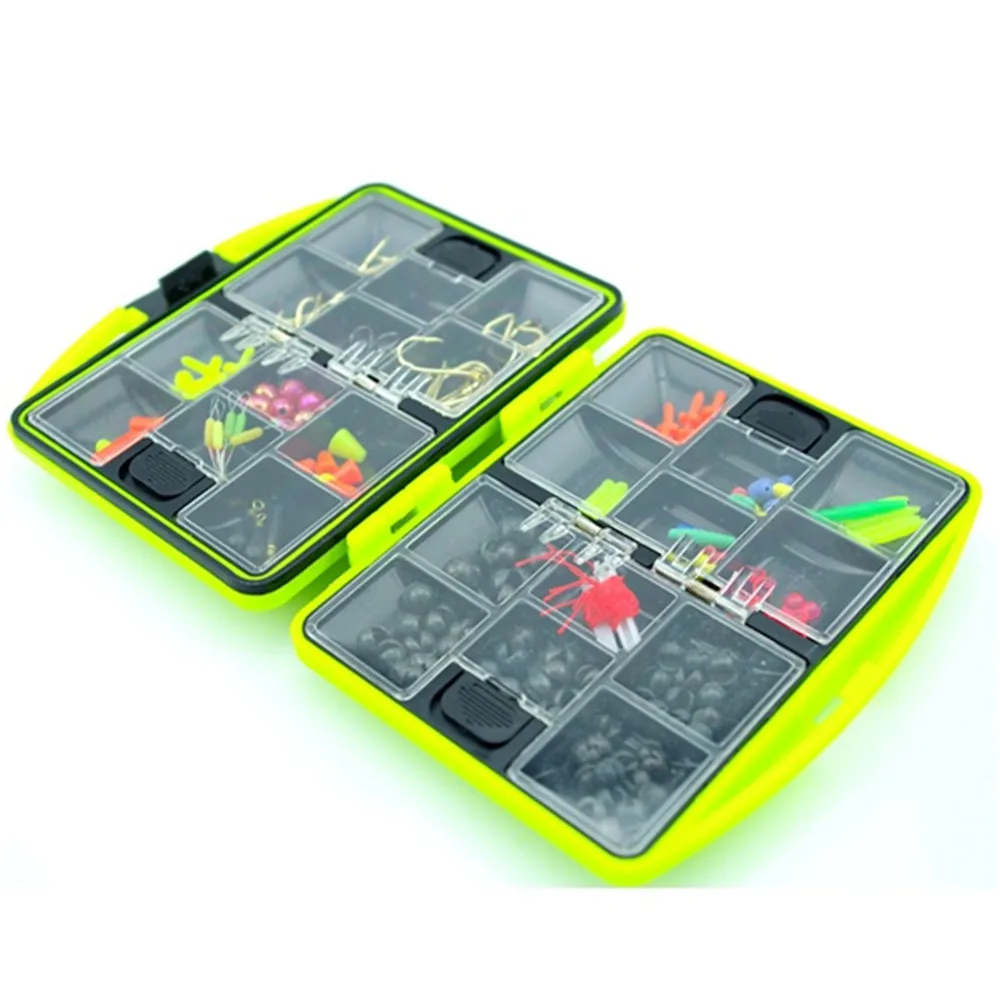New Arrival Rock Fishing Accessories Box Surf Casting fishing tackle box Swivel Jig Hooks tools set