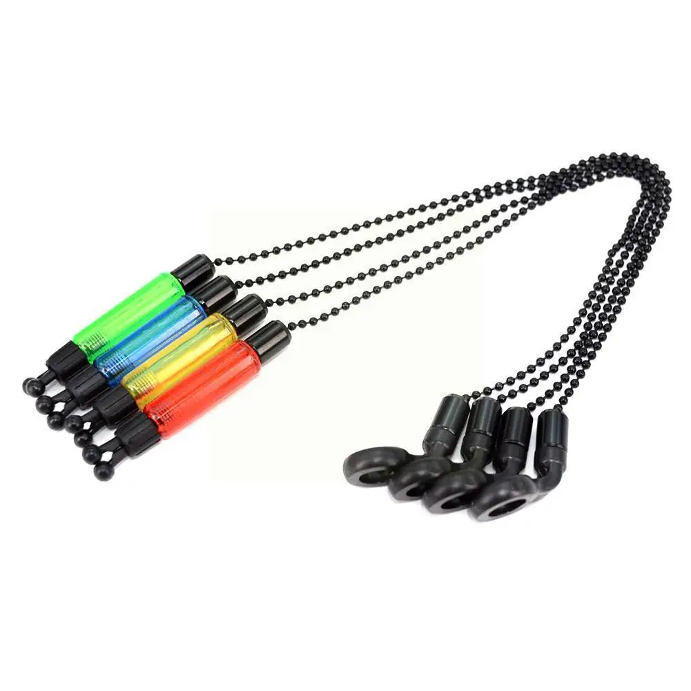 

4pcs Blue Green Red Yellow Color Carp Fishing Swingers For Fishing Bite Alarm Indicator Fishing Alarm Fish Bell Fishing Too U1p8