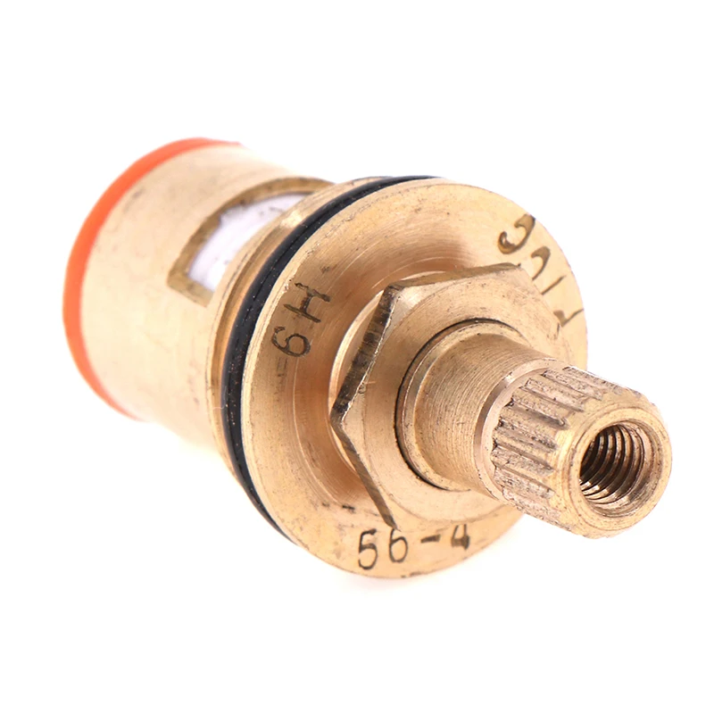 

1pcs 1/2" 20 Teeth Ceramic Tap Cartridge Disc Quarter Turn Valve Replaceme Faucet Cartridges Accessories copper