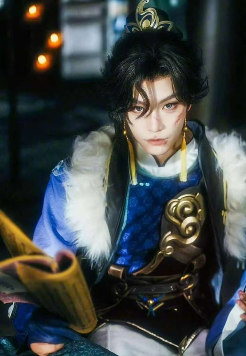 Костюм для косплея Sun Quan Honor of Kings, игра в стиле аниме, китайский ханьфу, полный комплект, униформа, праздничная одежда на Хэллоуин, мужская одежда для косплей (art.: 3920d1d5ddea2) - 3920d1d5ddea2