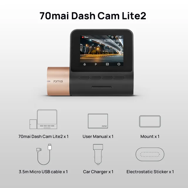 Видеорегистратор 70mai dash cam lite инструкция