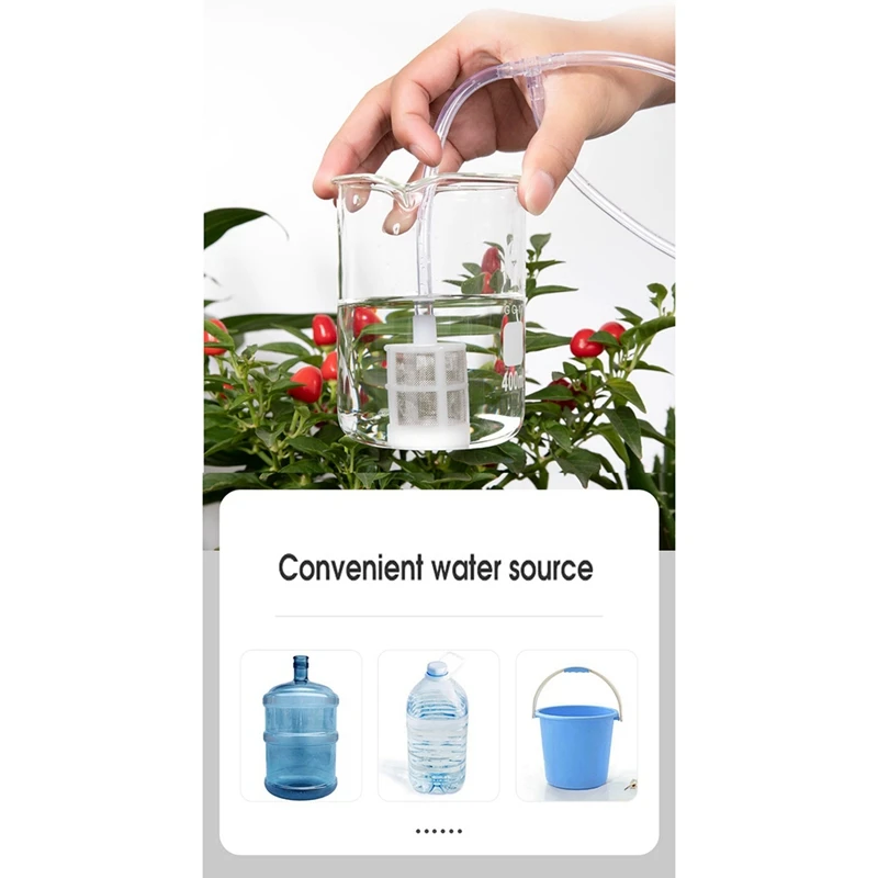 

1 комплект, умный автоматический полив на солнечной батарее