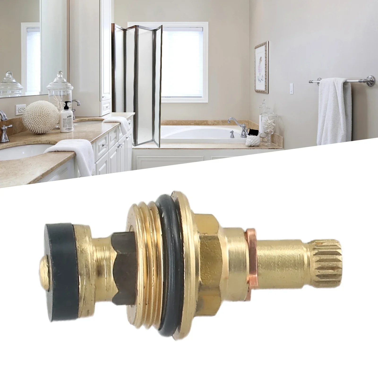 Катушка с медленным открытием латунная катушка для смесителя G1/2 BSP 20-зубчатый