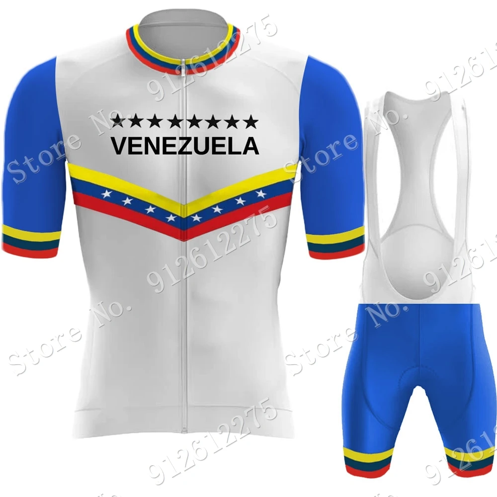 

2022 VENEZUELA National Cycling Jersey Set Summer Cycling Clothing Man Road Bike Shirts Suit Bicycle Tops Ropa Ciclismo