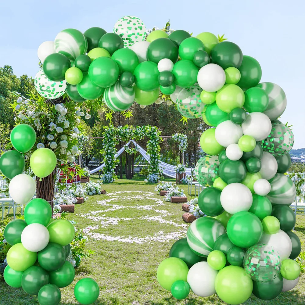 

Green Balloon Garland Arche Support for Decorating Birthday Globos Party Supplies Latex Baby Shower Decorations Wedding Chain
