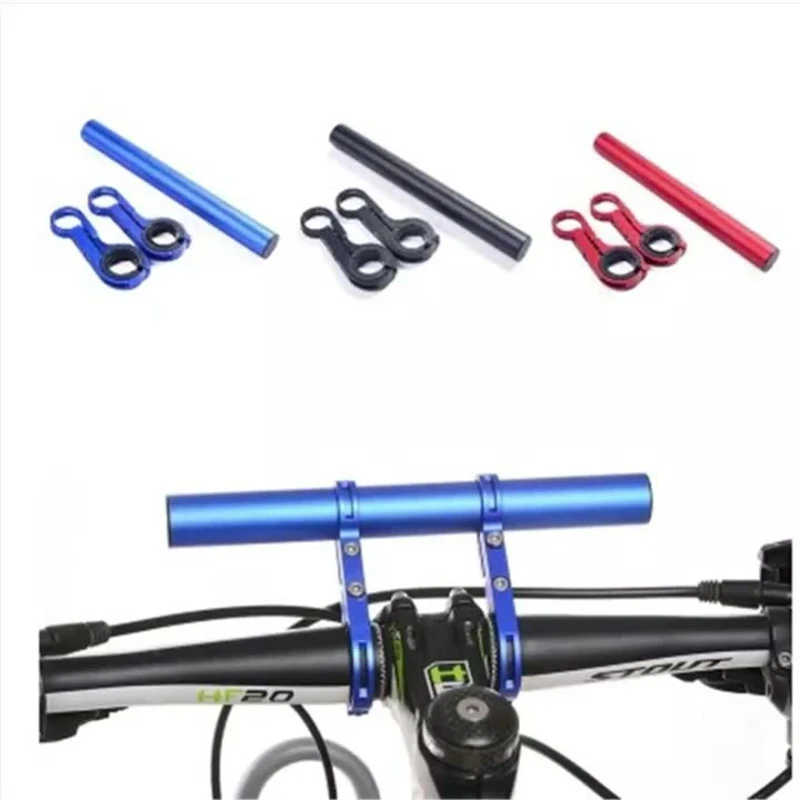 

10/20CM Tube Bicycle Handlebar Extender Mountain Bike Cycling Headlight Bracket Lamp Flashlight Holder Accessories