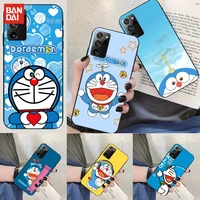 bandai cartoon doraemon phone case fundas shell cover for samsung a10 a11 a12 a20 se a21 a30s a32 a40 a70 a71 a72 luxury