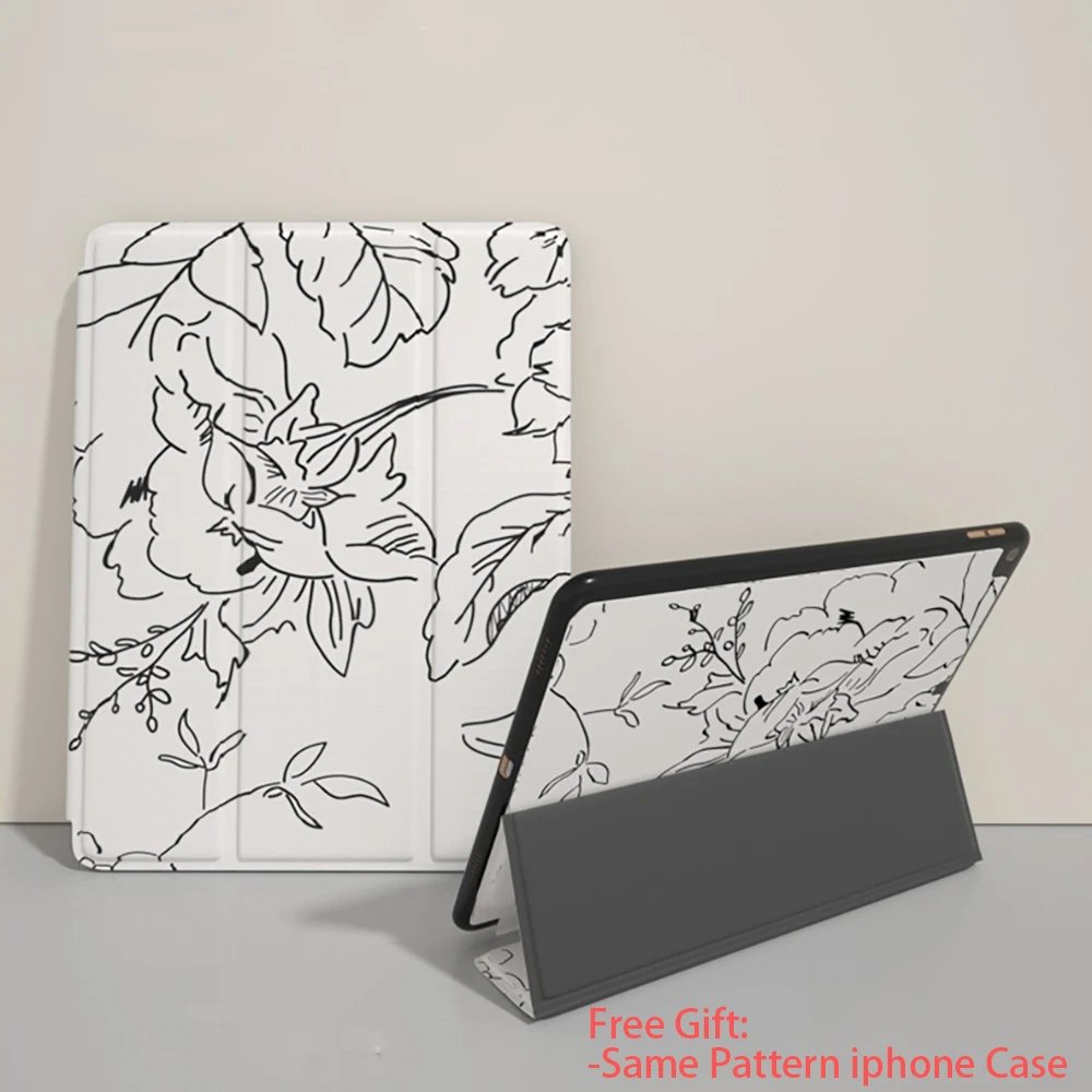 

Складной чехол-книжка для Apple iPad 10,2 дюйма 2021 2020 Mini 6 8,3 дюйма Air 4 5 ipad Pro11