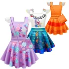 Платье Mirabel для девочек, карнавальвечерние для малышей, новинка 2022, Детский костюм для ролевых игр с фильмами, летняя детская повседневная одежда, платья для выпускного вечера, для малышей