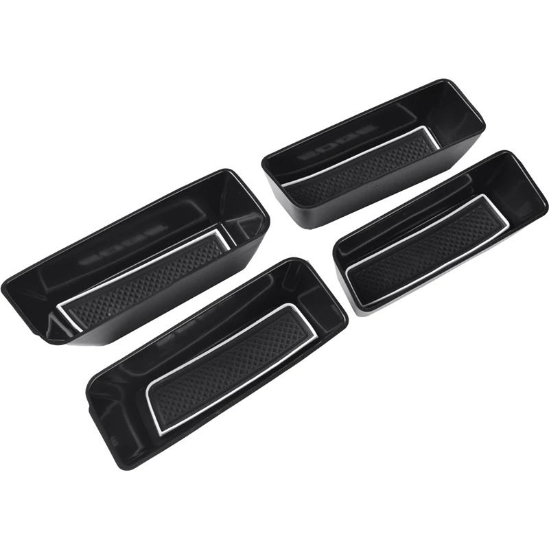 

Car Door Car Accessories Organizer Handle Grab Storage Tray Box + Non-Slip Mat For Ford Edge 2015 2016 2017 2018 2019 2020