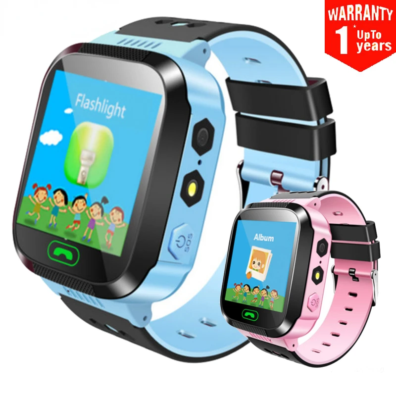 

Children Smart Watch Camera Lighting Touch Screen SOS Call LBS Tracking Location Finder Kids Baby Smart Watch