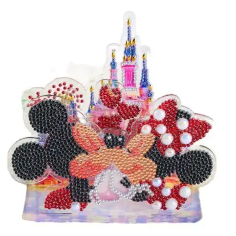 

Disney Mickey Minnie Mouse Diamond Painting Tools Kits 5D Diamond Mosaic Cartoon Lover Gift Couples DIY 3D puzzle Home Decor