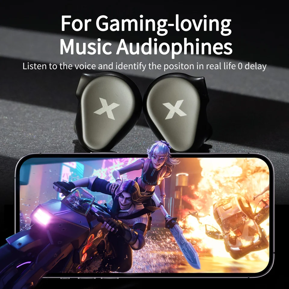 Фото Наушники DUNU Titan-X HiFi IEM с двойным магнитным динамическим драйвером, корпус из металлического сплава, 3,5 мм/TypeC, с микрофоном, для аудиофилов и геймеров №3