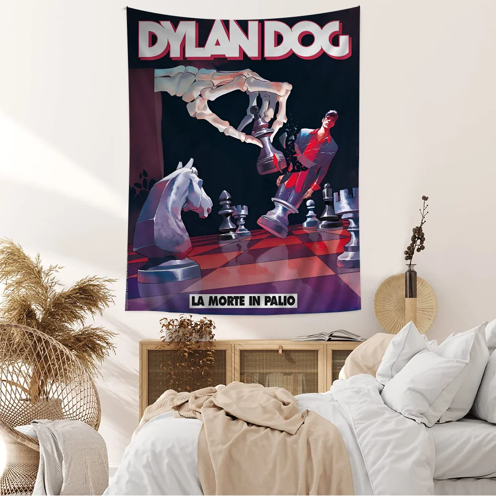 D-Dylan D-Dog большой настенный гобелен с принтом подвесной Таро хиппи настенные